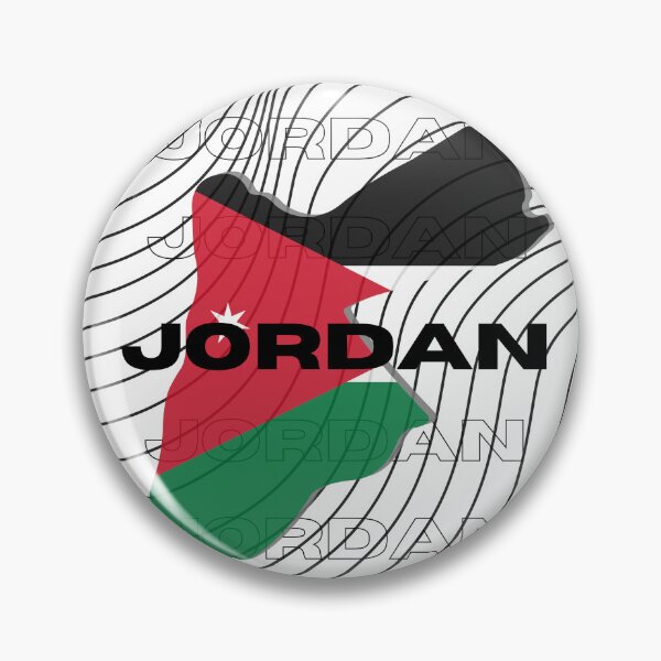 Item preview, Flag Map of Jordan designed and sold by nyblydd.