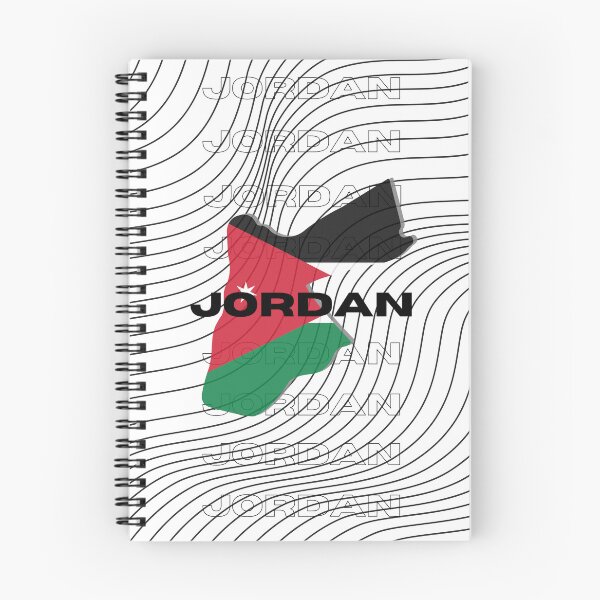 Item preview, Flag Map of Jordan designed and sold by nyblydd.