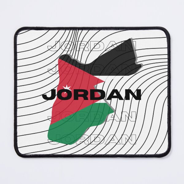 Item preview, Flag Map of Jordan designed and sold by nyblydd.