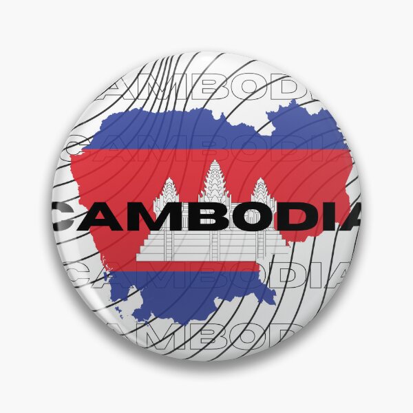 Item preview, Flag Map of Cambodia designed and sold by nyblydd.