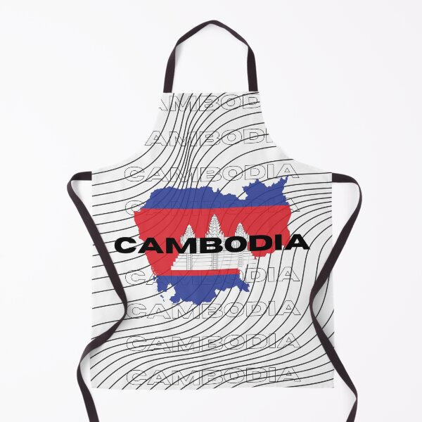 Item preview, Flag Map of Cambodia designed and sold by nyblydd.