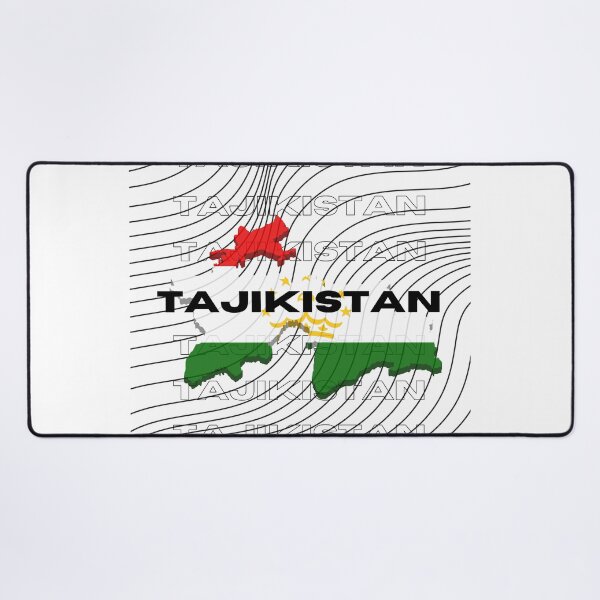 Item preview, Flag Map of Tajikistan designed and sold by nyblydd.