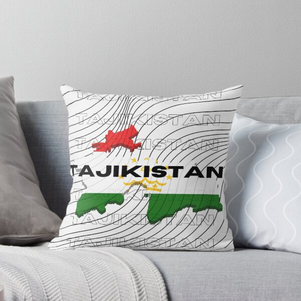 Artikelvorschau, Flaggenkarte von Tadschikistan entworfen und verkauft von nyblydd.