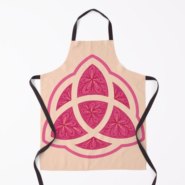 Item preview, Zen Flower Petal Art - Pink Triquetra  designed and sold by SpeakBoldly.