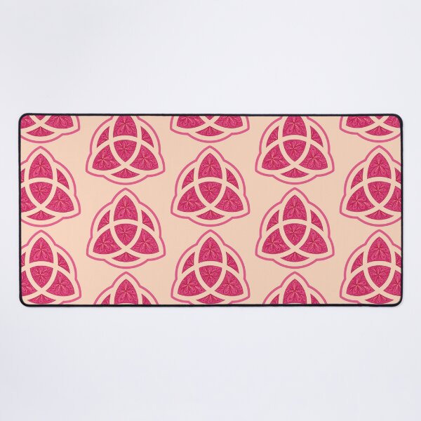 Item preview, Zen Flower Petal Art - Pink Triquetra designed and sold by SpeakBoldly.