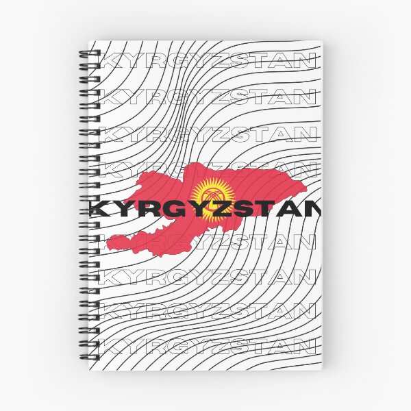 Item preview, Flag Map of Kyrgyzstan designed and sold by nyblydd.