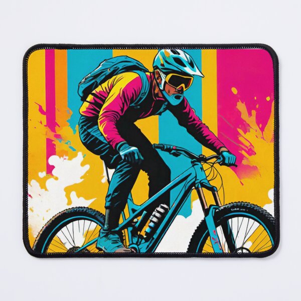 Item preview, Colorful MTB Shredder in Action designed and sold by GrizzlyCollective.