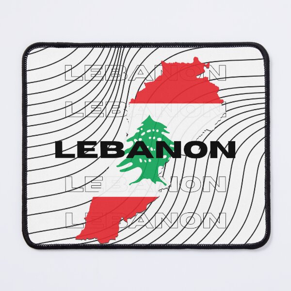 Item preview, Flag Map of Lebanon designed and sold by nyblydd.