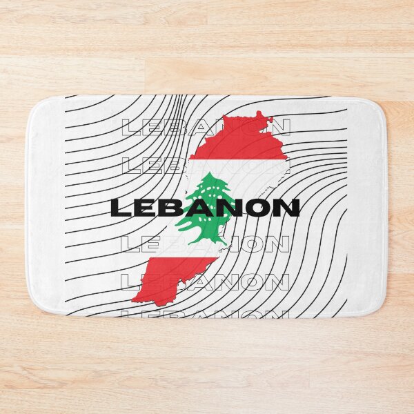 Item preview, Flag Map of Lebanon designed and sold by nyblydd.