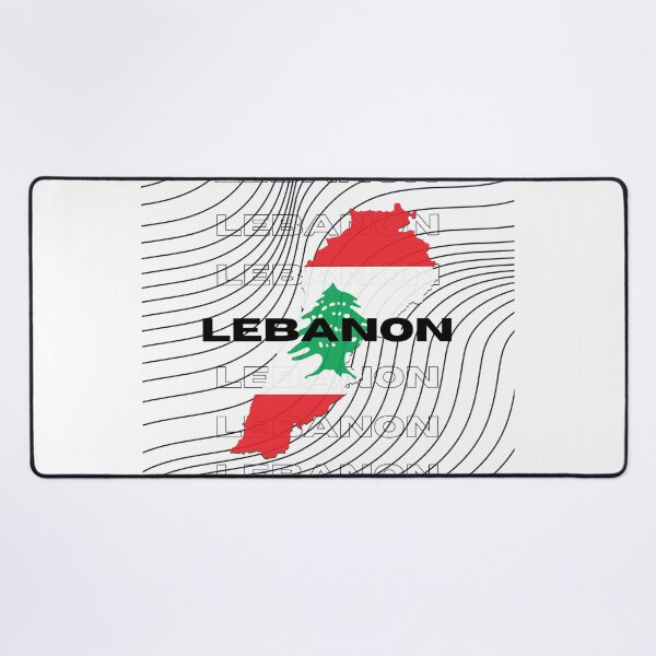 Item preview, Flag Map of Lebanon designed and sold by nyblydd.