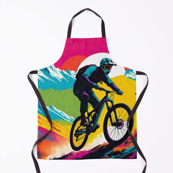 Item preview, MTB Uphill Climb in a Serene Mountain Escape designed and sold by GrizzlyCollective.