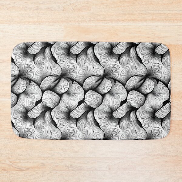 Item preview, Monochrome Abstract Patterns with Geometric and Organic Shapes designed and sold by Piotrek0001.