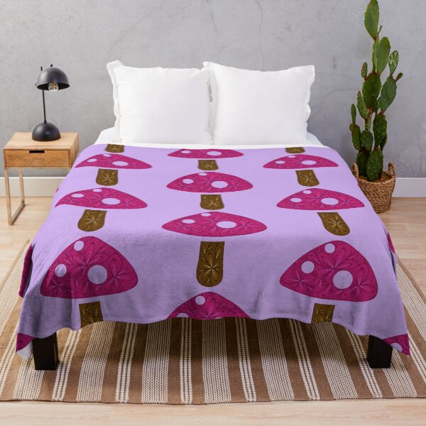 Item preview, Zen Flower Petal Art - Pink Mushroom designed and sold by SpeakBoldly.