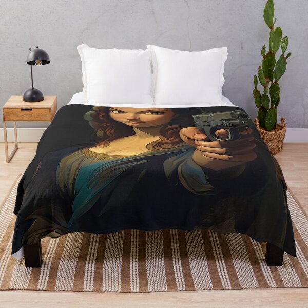 Item preview, Anime Mona Lisa with gun designed and sold by obstinator.