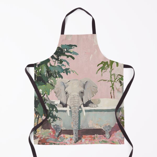 Item preview, Elephant Bathtime Daydreaming designed and sold by ArtHouseNiklas.