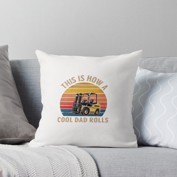 Item preview,  "This Is How a Cool Dad Rolls" Forklift Operator Shirt – Funny Forklift Meme & Certified Driver Apparel designed and sold by Colorful-Garden.