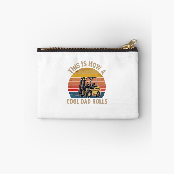 Item preview,  "This Is How a Cool Dad Rolls" Forklift Operator Shirt – Funny Forklift Meme & Certified Driver Apparel designed and sold by Colorful-Garden.