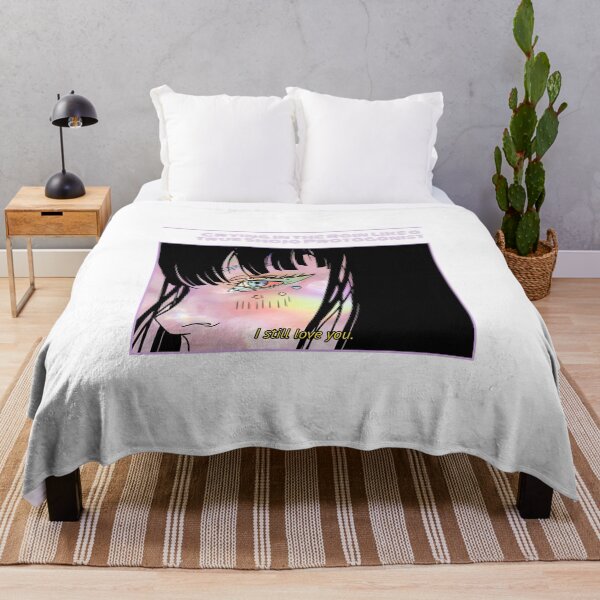 Item preview, Crying In The Rain Like A True Shojo Protagonist Anime Girl designed and sold by TheGeekyGiraffe.