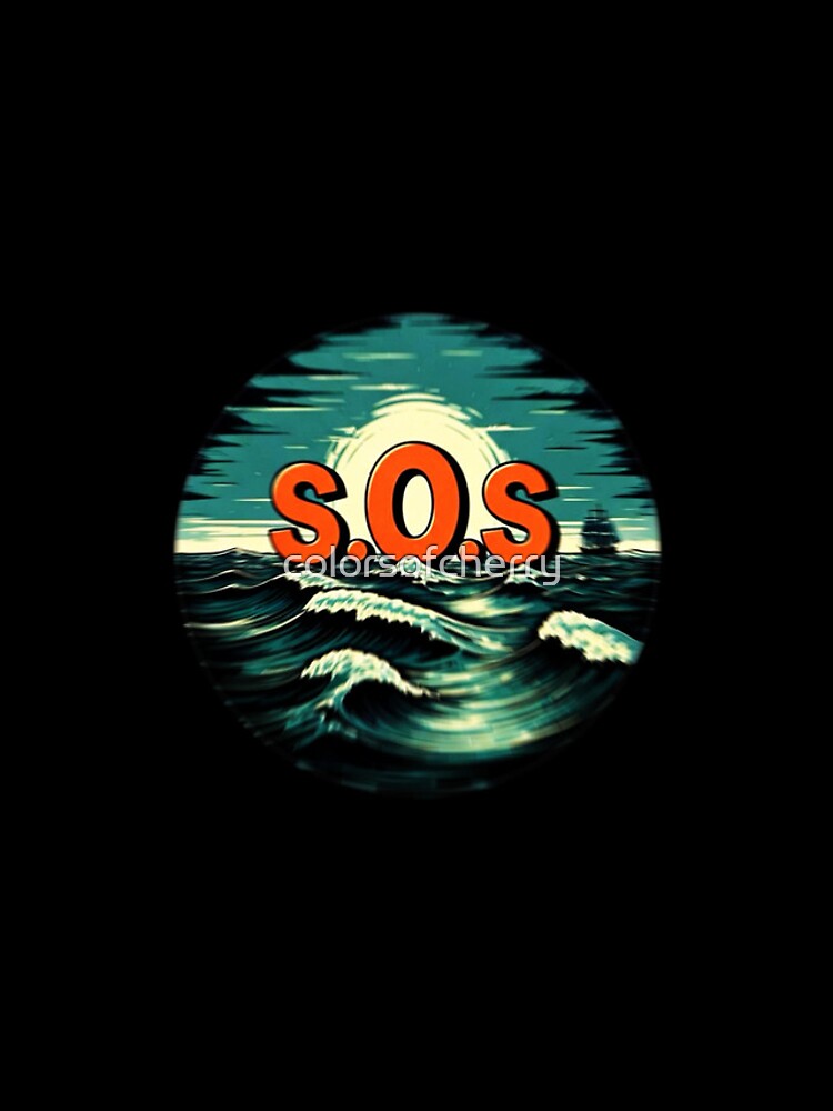 Thumbnail 4 of 4, iPhone Case, SOS designed and sold by colorsofcherry.
