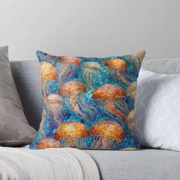 Item preview, Luminous Jellyfish Mosaic designed and sold by Glam-OOTD.
