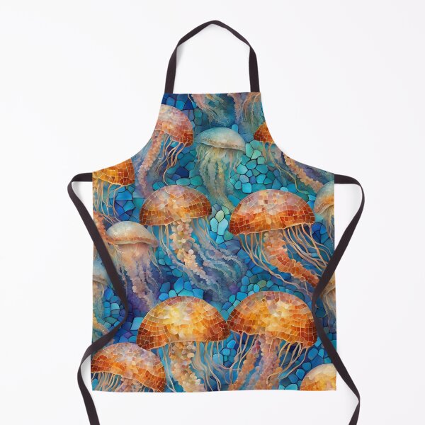 Item preview, Luminous Jellyfish Mosaic designed and sold by Glam-OOTD.