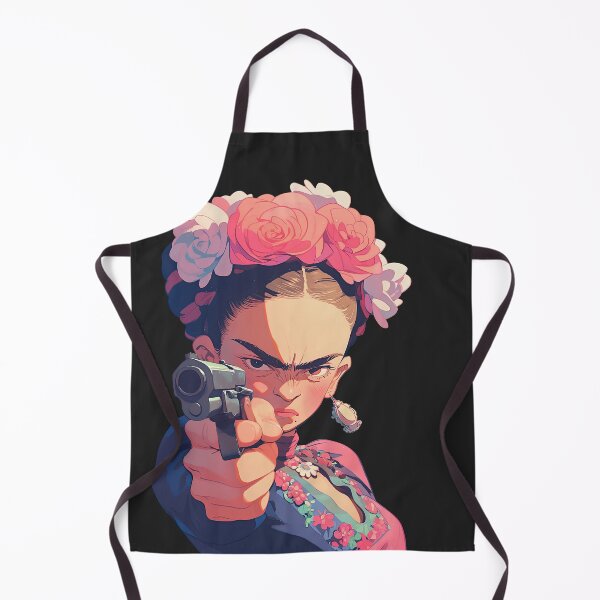 Item preview, Anime Frida Kahlo with gun designed and sold by obstinator.