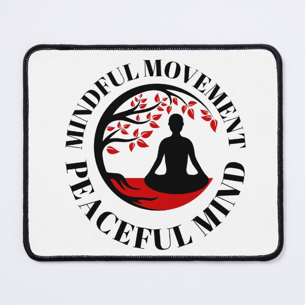 Item preview, mindful movement, peaceful mind. designed and sold by ingolekiran.