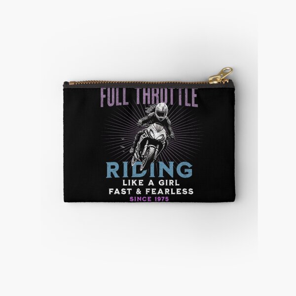 Item preview, Full Throttle - Riding Like a Girl Since 1975 designed and sold by LegendaryDesigns.