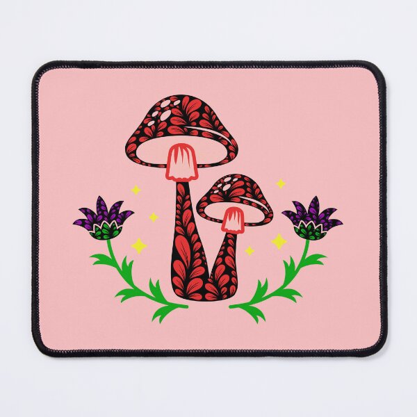 Item preview, Zen Flower Petal Art - Red Mushrooms designed and sold by SpeakBoldly.