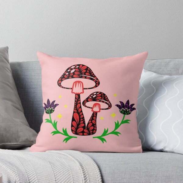 Item preview, Zen Flower Petal Art - Red Mushrooms designed and sold by SpeakBoldly.