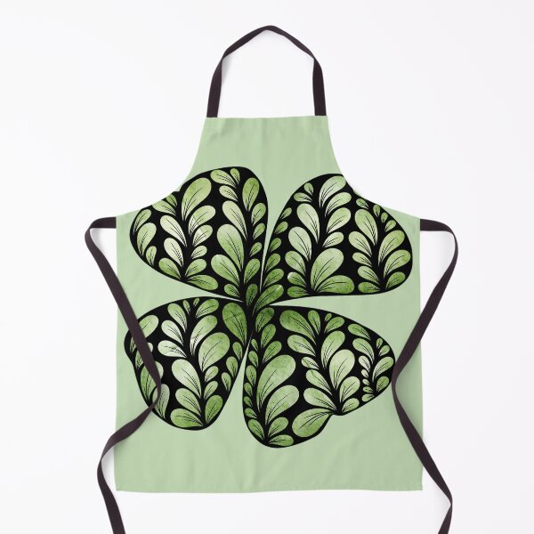 Item preview, Zen Flower Petal Art - Green Four Leaf Clover designed and sold by SpeakBoldly.