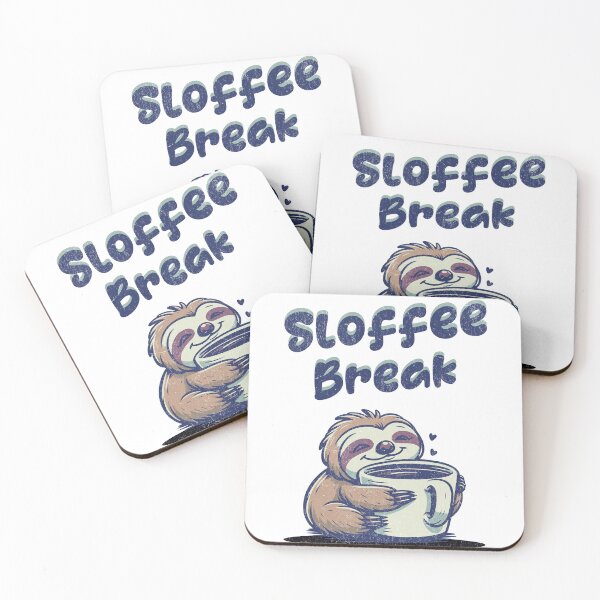 Item preview, Coffee break sloth sloffee designed and sold by LoomLevel.