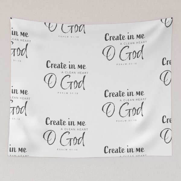 Item preview, Lent Bible Verse Typography – Christian Inspirational Quotes & Scripture Art designed and sold by CrossCrafted.