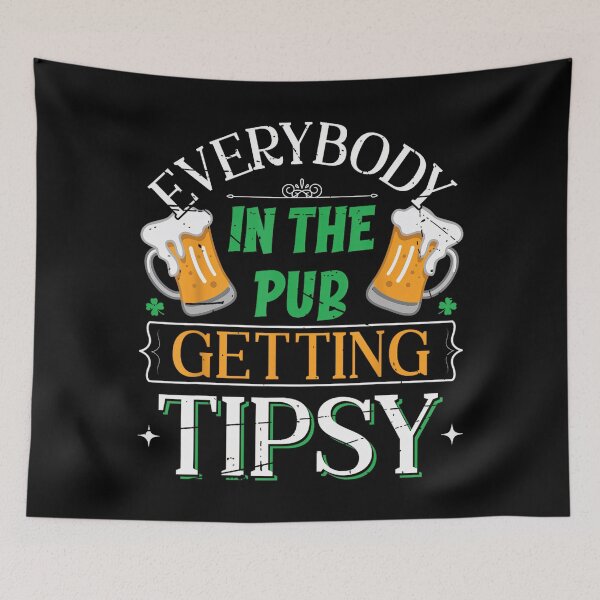 Item preview, Everybody In The Pub Getting Tipsy Saint Patrick's Day designed and sold by Vincent-Cloud.