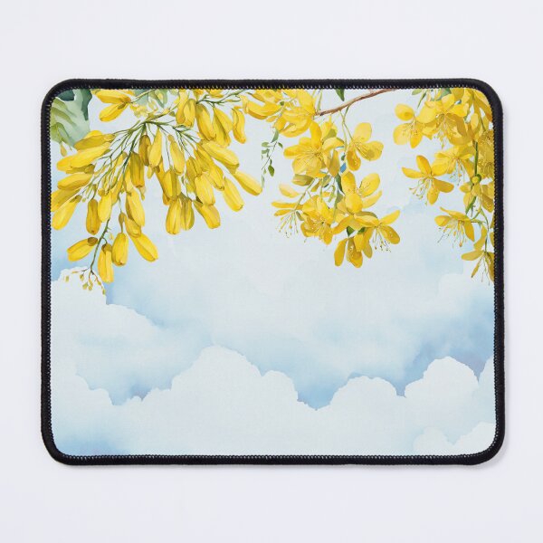 Item preview, Golden Shower Blossom in Watercolor designed and sold by Glam-OOTD.
