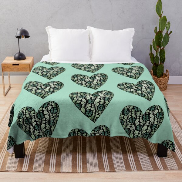 Item preview, Zen Flower Petal Art - Green Heart designed and sold by SpeakBoldly.