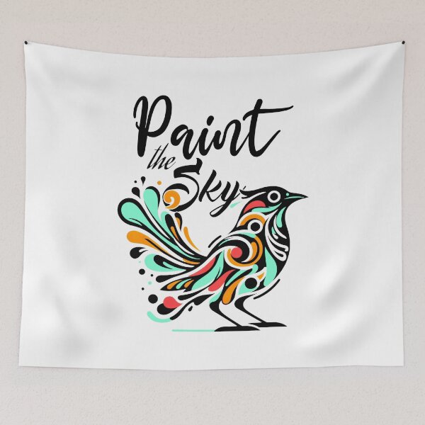 Item preview, Paint the Sky with a Burst of Colorful Wings designed and sold by SplashTastic.