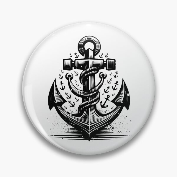 Item preview, anchor boat captain anchor designed and sold by LoomLevel.
