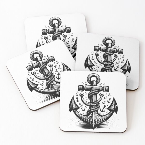 Item preview, anchor boat captain anchor designed and sold by LoomLevel.