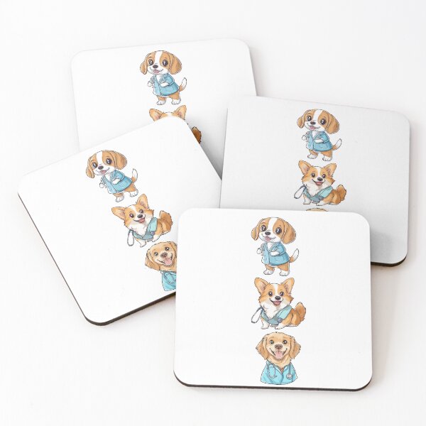 Artikelvorschau, Der Dogtor ist im Trio – süßes und lustiges, vom Tierarzt inspiriertes Design entworfen und verkauft von SunRacer.