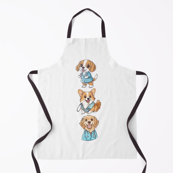 Item preview, The Dogtor Is In Trio – Cute & Funny Vet-Inspired Design designed and sold by SunRacer.