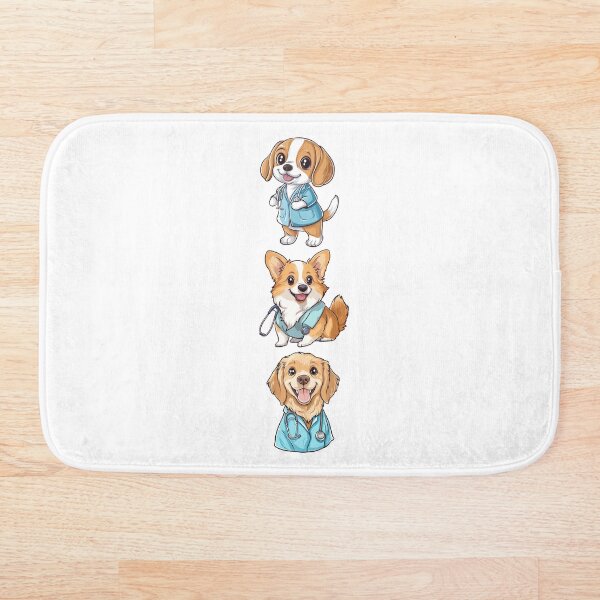 Artikelvorschau, Der Dogtor ist im Trio – süßes und lustiges, vom Tierarzt inspiriertes Design entworfen und verkauft von SunRacer.