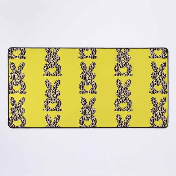 Item preview, Zen Flower Petal Art - Yellow Bunny designed and sold by SpeakBoldly.