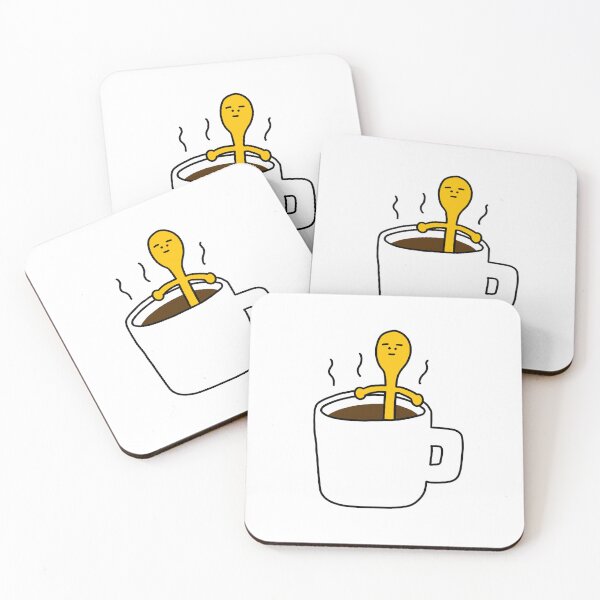 Item preview, Spoon guy in the cup of coffee designed and sold by superbaechoo.