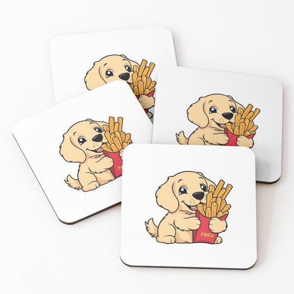 Item preview, Dog having fries | Love for junk food | Gobble Gala designed and sold by Kids GobbleGala.