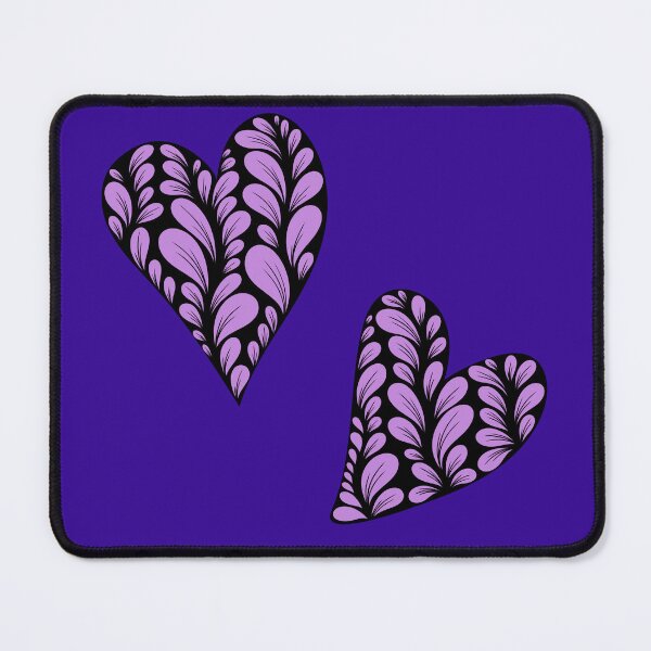 Item preview, Zen Flower Petal Art - Purple Hearts designed and sold by SpeakBoldly.