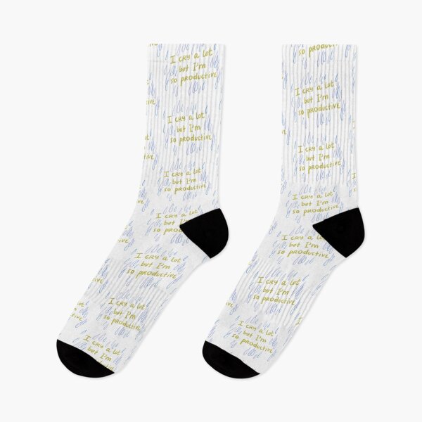 Item preview, i cry a lot but i’m so productive designed and sold by halber mensch.