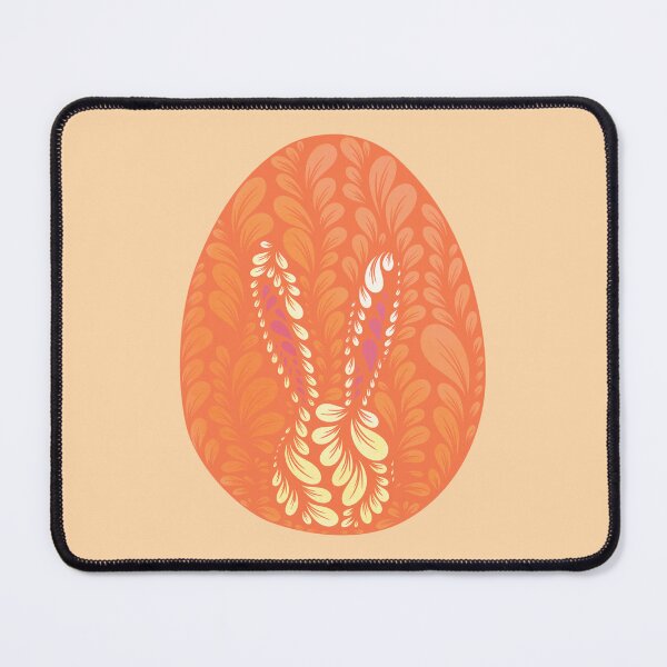 Item preview, Zen Flower Petal Art - Orange Bunny Egg designed and sold by SpeakBoldly.