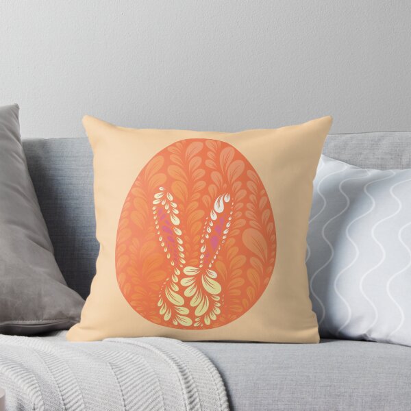 Item preview, Zen Flower Petal Art - Orange Bunny Egg designed and sold by SpeakBoldly.