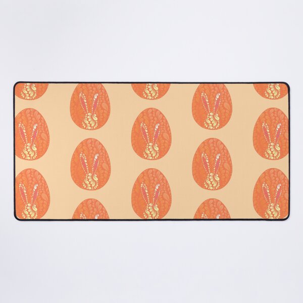 Item preview, Zen Flower Petal Art - Orange Bunny Egg designed and sold by SpeakBoldly.